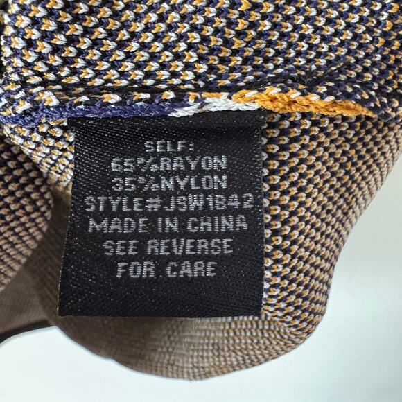 Akira Sweater Dress Womens Small Yellow Blue Geometric Print Bodycon Going Out‎ - Picture 4 of 9